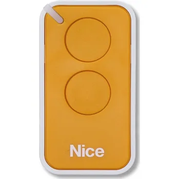 Dálkový ovladač vrat INTI2Y dálkový ovladač Nice - vysílač 2-kanálový, plovoucí kód, 433,92 MHz