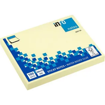 Samolepící bloček Samolepicí bloček 100ls žlutý