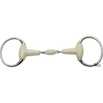 Udidlo pro koně Oliva 2x lomená Feeling -PLASTIC- - 12,5cm