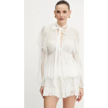 Dámská halenka Halenka s příměsí hedvábí Twinset 251TS2094 béžová 01X, vel. 42