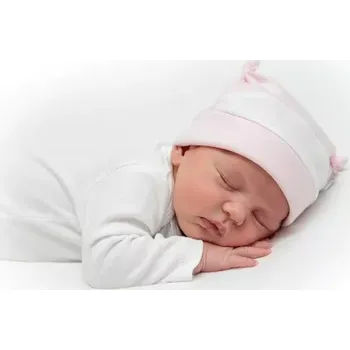 Čepice ESITO | Kojenecká čepice s růžky - růžová / XS