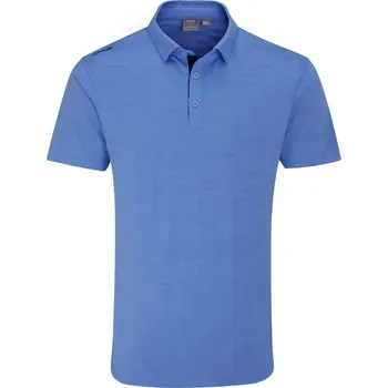 Ping Kenan Textured pánské polo, modré pánské, M