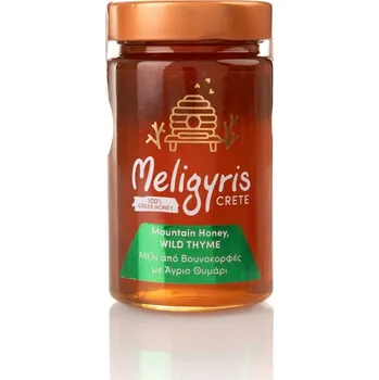 Řecký horský med "Divoký tymián", květový 450 g, MELIGYRIS