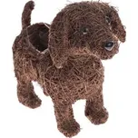 Proutěný květináč s PVC - pes, 0/32