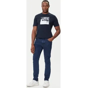 Pánské džíny BOSS Jeansy Delaware 50544630 Tmavomodrá Slim Fit 34_34