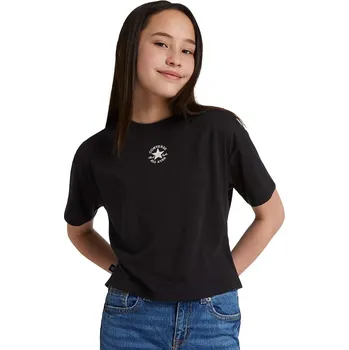 Dětské bavlněné tričko Converse 4CD915 černá 99X, vel. 128-140