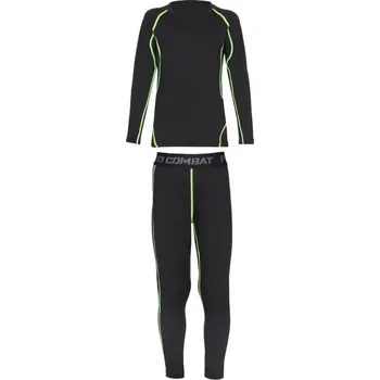 Set dětského termoprádla Merco Kid Warm dětské termoprádlo zelená POUZE 130 (VÝPRODEJ)