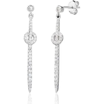 Náušnice Bealio BEALIO 13775 Stříbrné náušnice DLOUHÉ ELEGANTNÍ 03-13775-3890