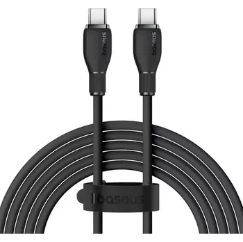 Datový kabel Baseus Pudding Series kabel USB-C / USB-C 100W 1,2 m černý