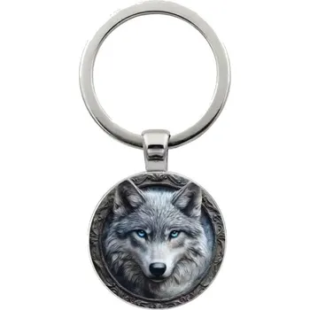 Přívěšek na klíče vlk