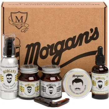 Dárková krabička Kompletní dárková sada pro péči o knír a vousy MORGANS