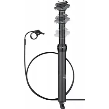 Sedlo na kolo Kind Shock LEV CI Carbon Integra 120 mm teleskopická sedlovka 27,2x460mm