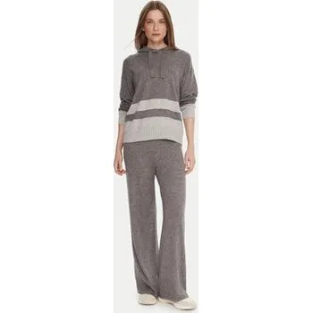 Dámské oblečení United Colors Of Benetton Úpletové kalhoty 102HDF00Z Šedá Wide Leg XL