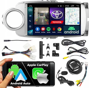 Auto Hi-Fi Autorádio NCS RS-305 Toyota Yaris III 2011-2020 Android Navigace Stříbrný