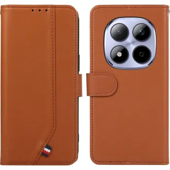 Pouzdro na mobilní telefon ABEEL 131883 ABEEL DELICATE Peněženkový obal Xiaomi Redmi Note 15 Pro 5G hnědý