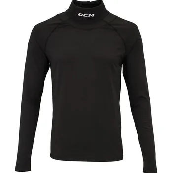 Oblečení a móda Pánské tričko CCM Neck Guard Top LS Black Senior XXL