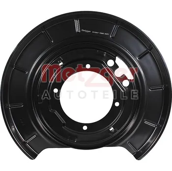 Brzdový kotouč Ochranný plech proti rozstřikování, brzdový kotouč METZGER 6115617