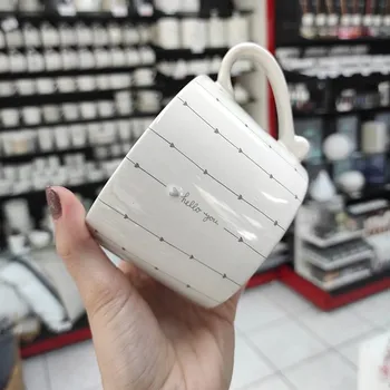 Bastion Collections Hrnek HELLO YOU in grey, 300ml b320165