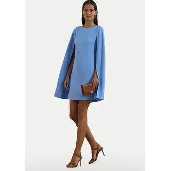 Dámské šaty LAUREN RALPH LAUREN Koktejlové šaty 253855210033 Modrá Slim Fit 4