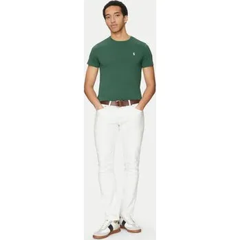 Pánské tričko Polo Ralph Lauren T-Shirt 710671438422 Zelená Slim Fit S