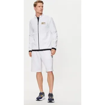 Pánské kraťasy EA7 Emporio Armani Sportovní kraťasy 8NPS08 PJ4EZ 1100 Bílá Regular Fit XXL