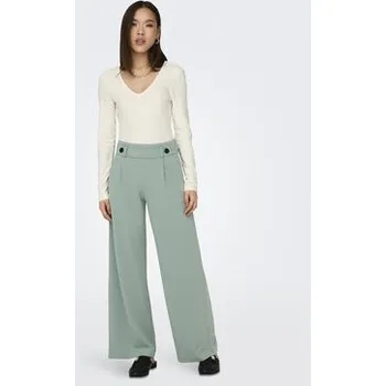 Dámské kalhoty JDY Kalhoty z materiálu Geggo 15208430 Zelená Wide Leg XXL_32