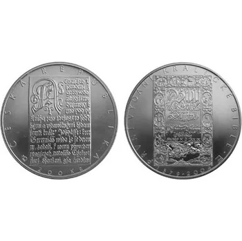 Česká republika. 200 Kč 2004. 1. vydání Kralické bible. Běžná kvalita.