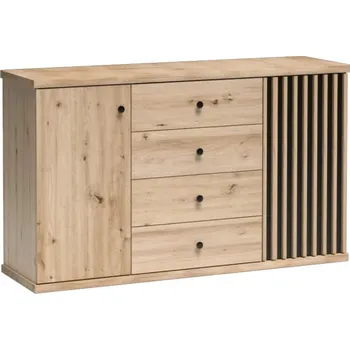 Komoda Komoda KOLI C-4, dub artisan, hnědá