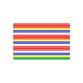 elektrický kabel Plochý vícežilový kabel, 16 žil barevný