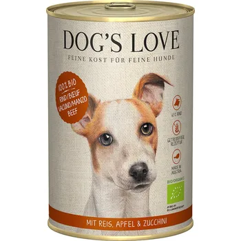 Krmivo pro psa 6x400g Dog´s Love Bio - bio hovězí