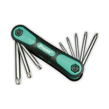 Sada nářadí Zavírací sada torxních klíčů T9H, T10H, T15H, T20H, T25H, T27H, T30H, T40H