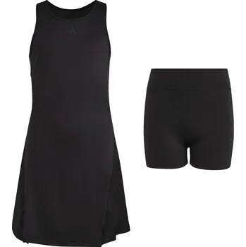 Dívčí šaty Dívčí šaty adidas Girls Club Tennis Climacool Dress Black 128 cm