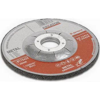 Dílna Kreator KRT070310 - Brusný kotouč Ocel 115x6,0mm 2 plus 1 (3ks)