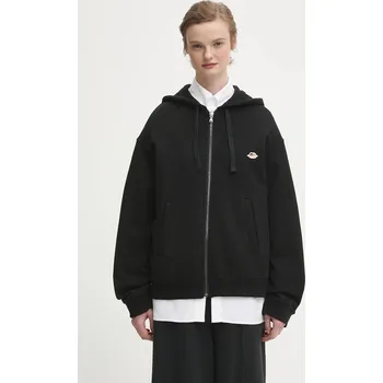 Pánská mikina Bavlněná mikina Fiorucci Angel Patch Regular Fit Zip Up W02FPSZI397CJ05BK01 černá 99X, vel. S