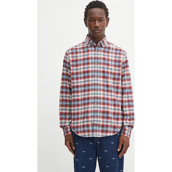 Pánská košile Bavlněná košile Napapijri G-Trekking 3 NP0A88TLCBU1 červená 33X, vel. XL