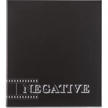 Hama NEGATIVE pořadač s 4 kroužkovou mechanikou, šířka hřbetu 39 mm, černý