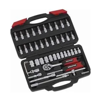Kreator KRT500117 - 46-ti dílná gola sada 1/4" v kufru
