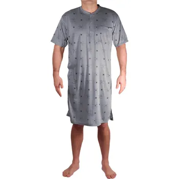 Pánská noční košile Vašek pánská noční košile 02-DOGTN-02 M šedá