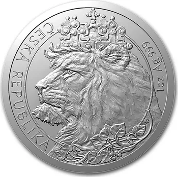 Sběratelství Stříbrná mince Český Lev 1 oz 2021