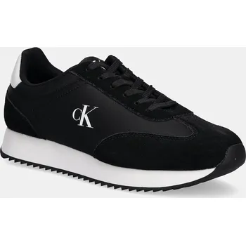 Pánská obuv Tenisky Calvin Klein Jeans RETRO RUNNER LACE UP NY-SU YM0YM01325 černá 99X, EUR 46