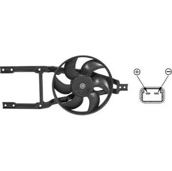 Chladič motoru Větrák, chlazení motoru VAN WEZEL 1758746