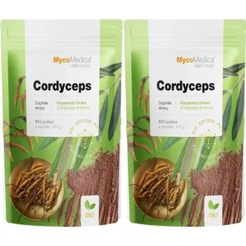MycoMedica BIO Cordyceps prášek 2x 100 g (BIO Cordyceps prášek)