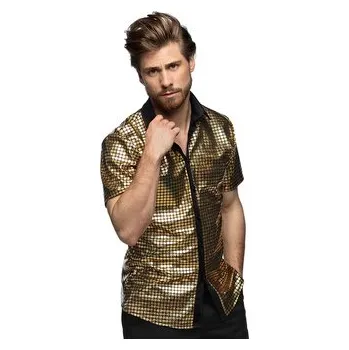 Karnevalový kostým Boland&nbsp;Zlatá košile Disco velikost XXL