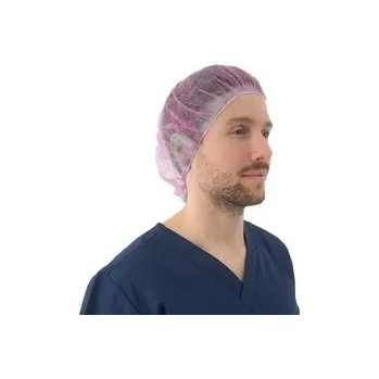 Podlahový mycí stroj Čepice z netkané textilie, BARET, 100 ks, růžová Velikost: L (53 cm)