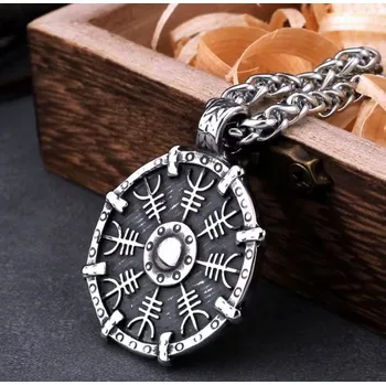 Řetízek Náhrdelník a přívěsek Vegvísir