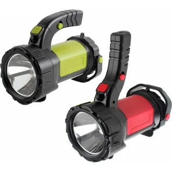 KONNOC S-2112N svítilna nabíjecí 3W LED+3W LED COB zelená