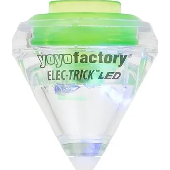 Dětské zboží Yoyofactory Káča Elec-Tric LED Zelená/Green (Skvělá lehká káča)