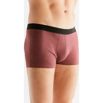 ALBERO NATUR BIO Pánské boxerky S-XXL (kratší) 95% GOTS Bio bavlna 5% Elastan Červená L