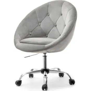 Křeslo Mebel Partner Lush 4 (šedá + chromová)