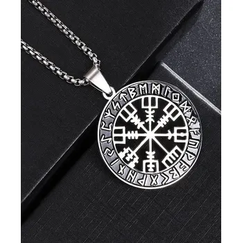 Řetízek Náhrdelník a přívěsek Vegvísir